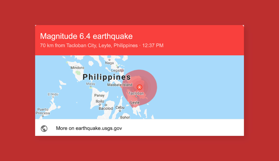 Philippines earthquak