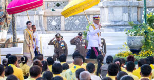 เจริญพระพุทธมนต์พระราชพิธีเฉลิมพระชนมพรรษา