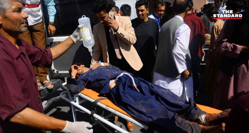 Afghanistan bus hits 'Taliban' bomb