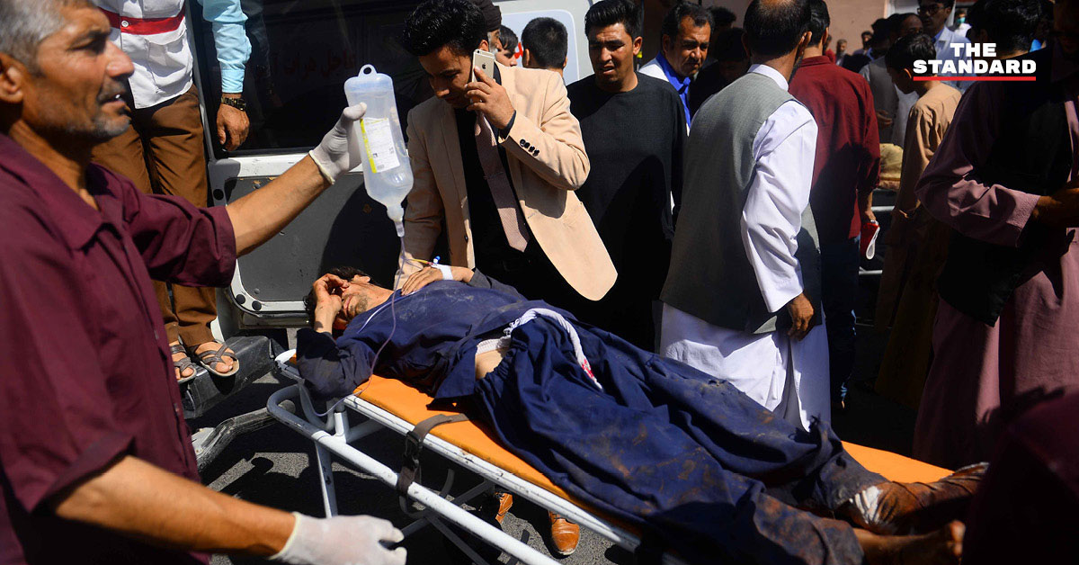 Afghanistan bus hits 'Taliban' bomb