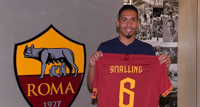 Chris Smalling Joins Roma on 1-Year Loan Contract