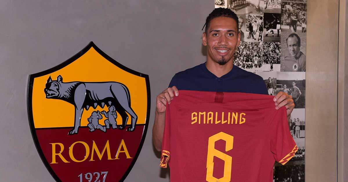 Chris Smalling Joins Roma on 1-Year Loan Contract