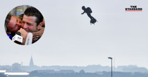 Franky Zapata jet-powered Flyboard
