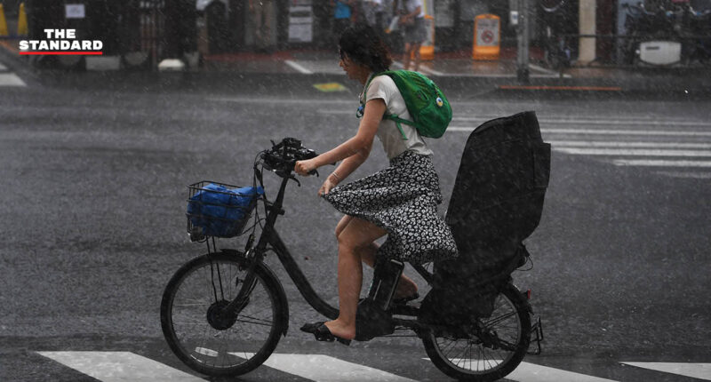 ญี่ปุ่นเตือนสถานการณ์ฉุกเฉินพายุฝนพัดถล่มเกาะคิวชู