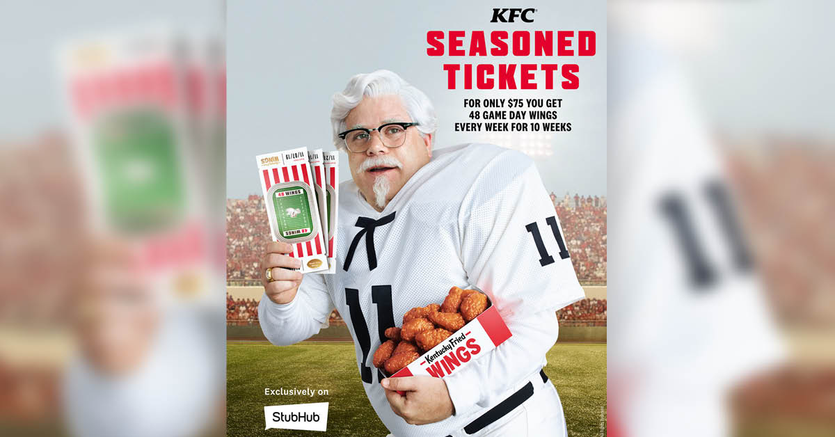 KFC Wing Subscription NFL season