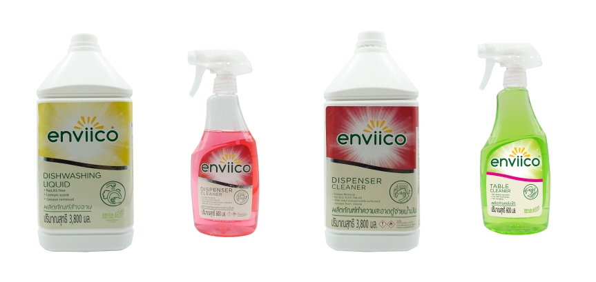 น้ำยาทำความสะอาด enviico ผลิตภัณฑ์ทำความสะอาด