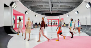 Miu Miu Spring/Summer 2021 สนามกีฬาแบบเสมือนจริงของผู้หญิง Miu Miu