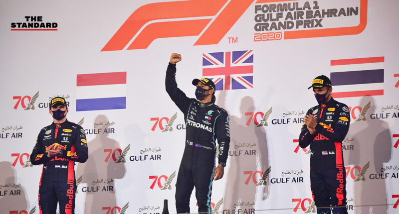 อเล็กซ์ อัลบอน นักแข่งลูกครึ่งไทย-อังกฤษ​ ขึ้นโพเดียมเป็นครั้งที่ 2 ในศึก F1 หลังขับเข้าเส้นชัยในอันดับที่ 3 ในศึกบาห์เรน กรังด์ปรีซ์