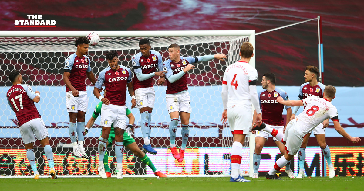 James Ward-Prowse Aston Villa free kick