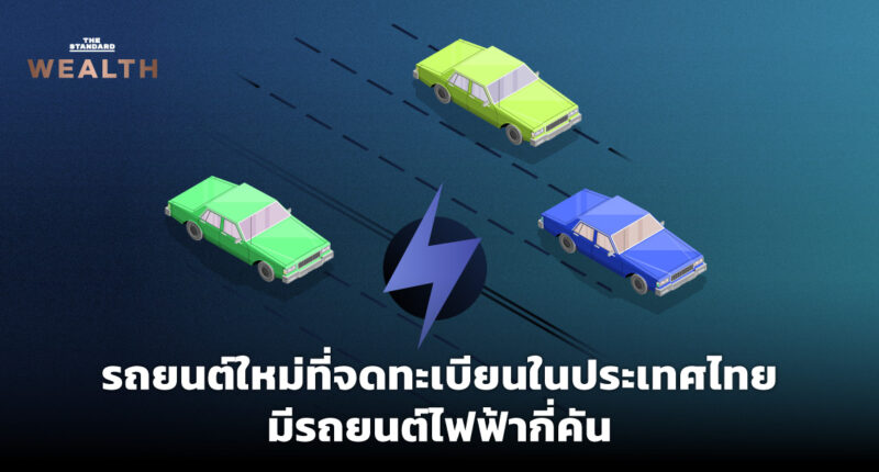 รถยนต์ใหม่ที่จดทะเบียนในประเทศไทย มีรถยนต์ไฟฟ้ากี่คัน