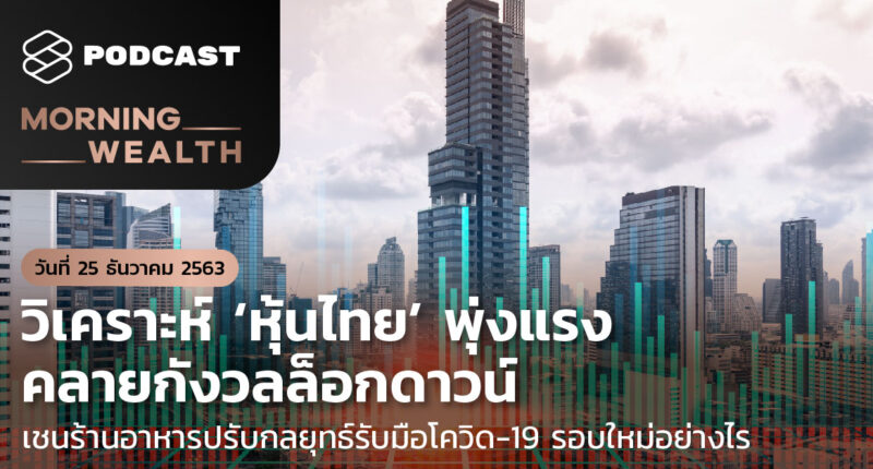 Morning Wealth วิเคราะห์ ‘หุ้นไทย’ พุ่งแรง คลายกังวลล็อกดาวน์ | Morning Wealth 25 ธันวาคม 2563