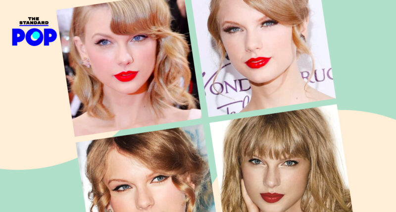 เปิดลิสต์ลิปสติกสีแดงสุดโปรดของ Taylor Swift