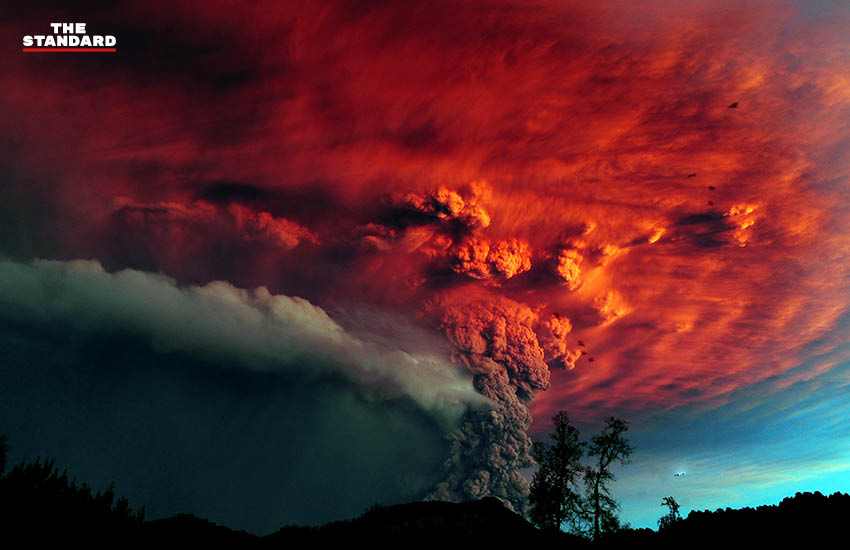 ภูเขาไฟปะทุในชิลี