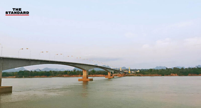 เริ่มสร้างแล้ว! สะพานข้ามแม่น้ำโขงเชื่อมไทย-ลาว แห่งที่ 5 เข้าทางจังหวัดบึงกาฬ คาด 3 ปีเสร็จ