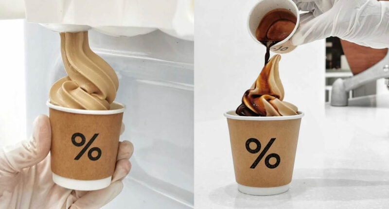 ซอฟต์ครีมกาแฟ! % Arabica กับเมนูใหม่ % Soft Cream และ % Affogato ลองได้แล้ววันนี้ที่สาขา ICONSIAM