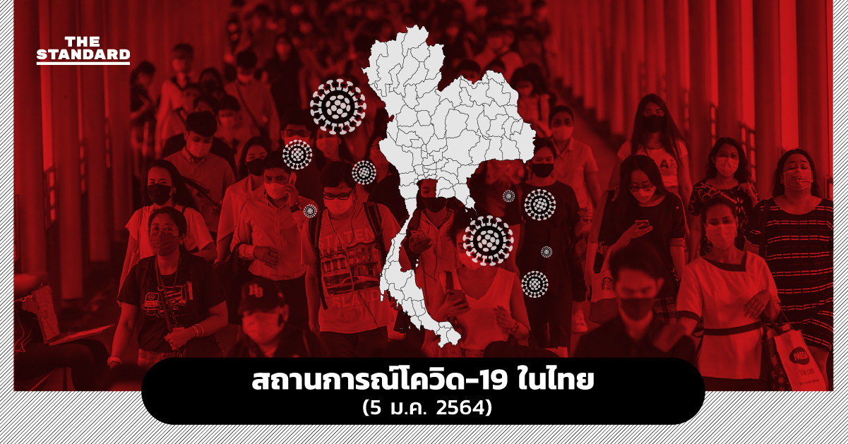 สถานการณ์โควิด-19 ในไทย (5 ม.ค. 2564)