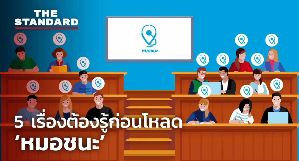 แอปพลิเคชัน หมอชนะ infographics