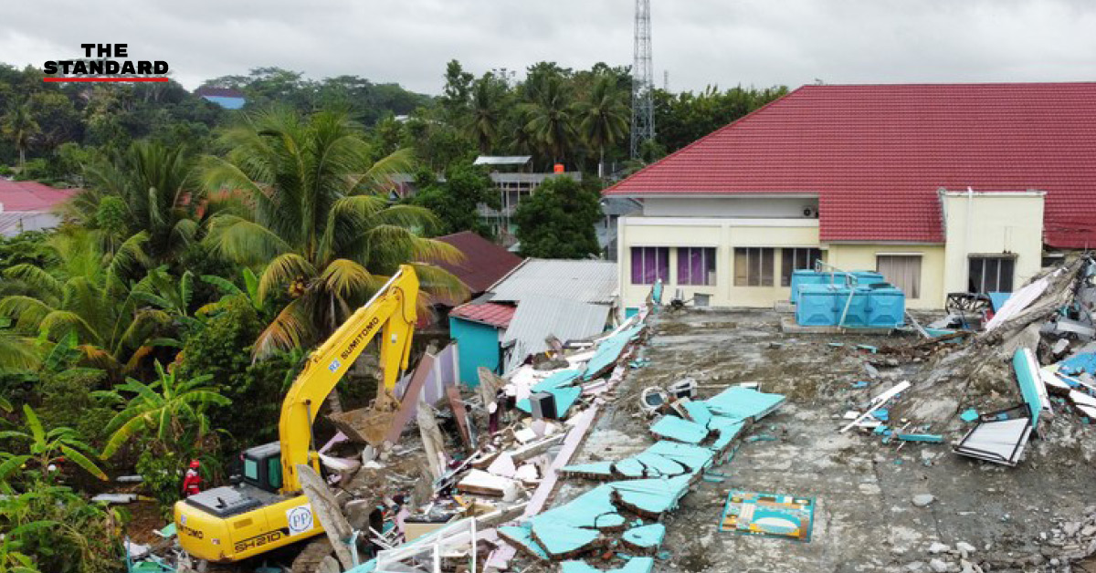 แผ่นดินไหว-น้ำท่วมอินโดนีเซีย ดับแล้ว 96 ราย ไร้ที่อยู่อาศัยเกือบ 7 หมื่นราย