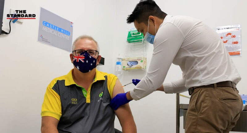 นายกฯ ออสเตรเลียประเดิมรับวัคซีนโควิด-19 สร้างความมั่นใจประชาชน ก่อนเริ่มฉีดทั่วประเทศพรุ่งนี้