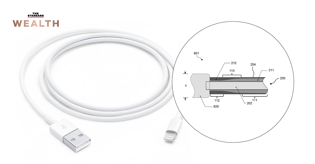 หมดปัญหาสายชาร์จพัง Apple จดสิทธิบัตรนวัตกรรมสายชาร์จแข็งแรงทนทาน ‘ไม่ปลิ ไม่ขาด’