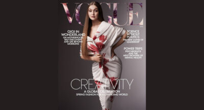 Gigi Hadid ฉายเดี่ยวขึ้นปกนิตยสาร Vogue อเมริกาครั้งแรกหลังคลอดลูก พร้อมกล่าวว่าจะเลี้ยงลูกแบบไม่ปิดกั้นศาสนา