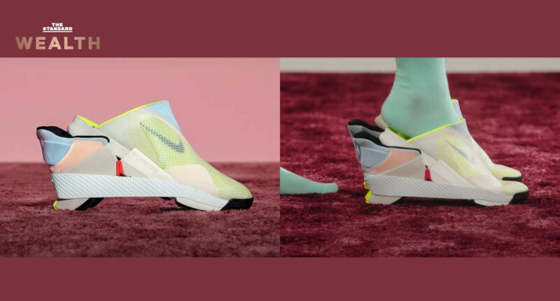 GO FlyEase รองเท้าผ้าใบไร้เชือกคู่แรกของ Nike ที่ใส่และถอดได้ง่ายโดยไม่ต้องใช้มือ