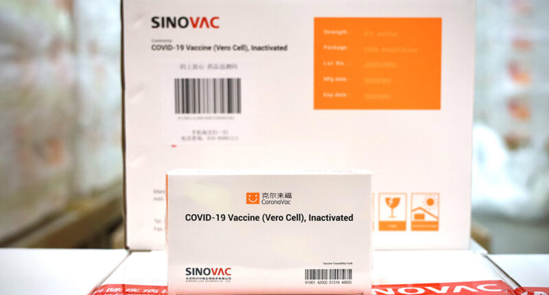 วัคซีนโควิด-19 ล็อตใหญ่ 8 แสนโดส ของซิโนแวค ประเทศจีน รอบ 2 ถึงไทยแล้ว