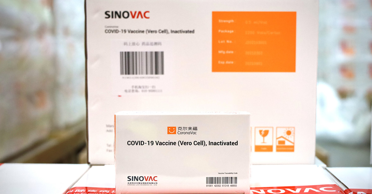 วัคซีนโควิด-19 ล็อตใหญ่ 8 แสนโดส ของซิโนแวค ประเทศจีน รอบ 2 ถึงไทยแล้ว