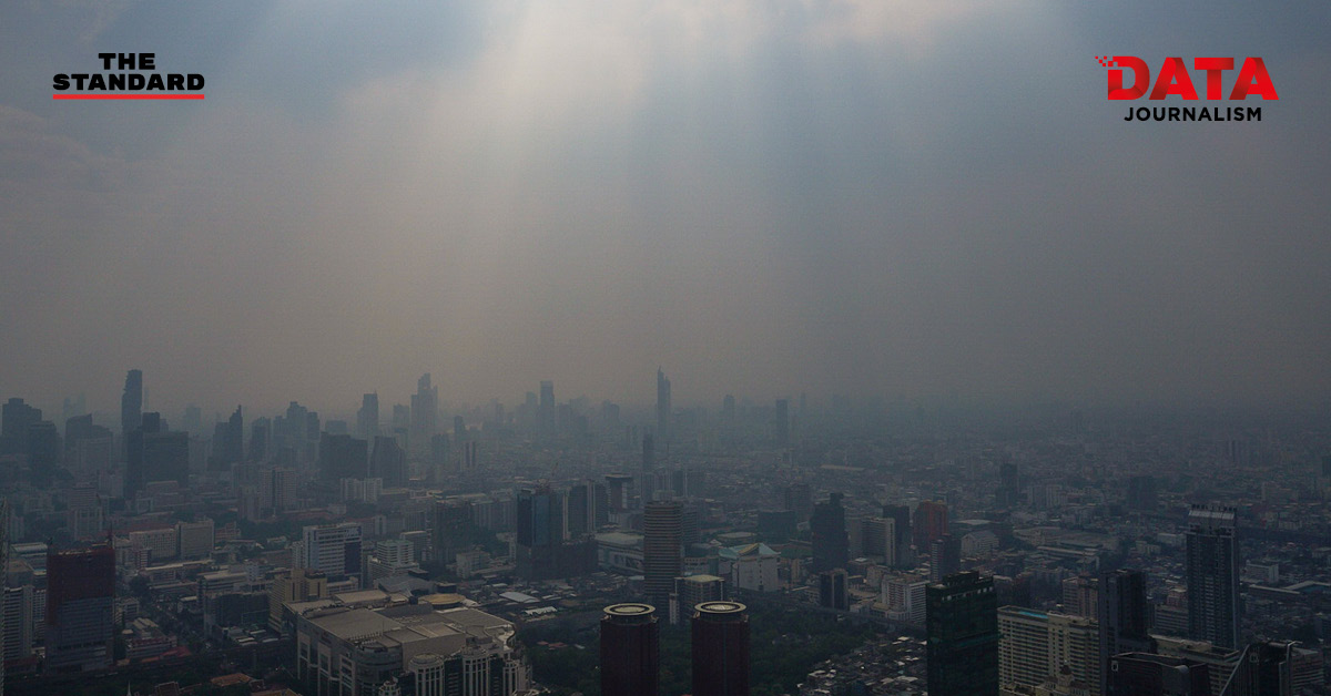 Data Journalism: ตรวจการบ้านแก้ PM2.5 จากถนน-ผังเมือง สถานการณ์เมืองกรุงอยู่จุดไหน?