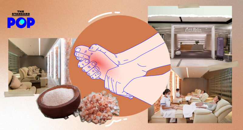 Hand and Foot Paraffin in Himalayan Salt Hall