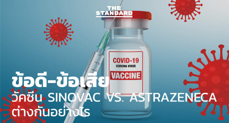 ข้อดี-ข้อเสีย วัคซีน Sinovac vs. AstraZeneca ต่างกันอย่างไร