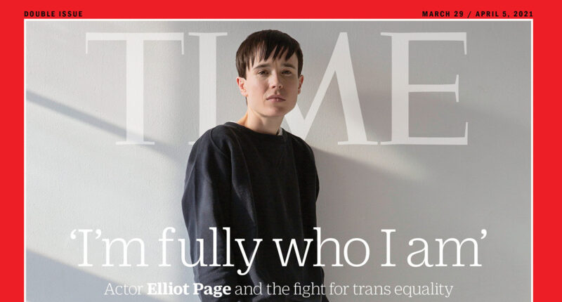 Elliot Page เป็นผู้ชายข้ามเพศคนแรกที่ได้ขึ้นปกนิตยสาร TIME พร้อมพูดถึงความเท่าเทียมในกลุ่มทรานส์เจนเดอร์