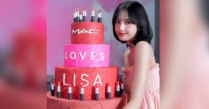 เครื่องสำอาง M.A.C จัดเค้กวันเกิดสุดปังให้กับ ลิซ่า-ลลิษา มโนบาล ในฐานะ Global Brand Ambassador คนปัจจุบัน