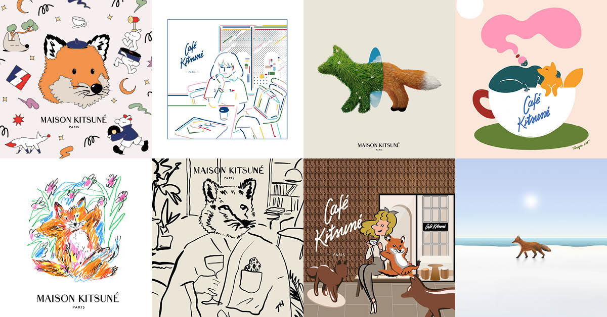 Maison Kitsuné ชวน 8 ศิลปินไทยร่วมวาดภาพสุนัขจิ้งจอกในแบบของตัวเอง