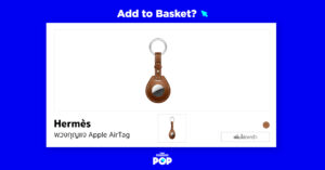 Add To Basket? พวงกุญแจ Apple AirTag จาก Hermès