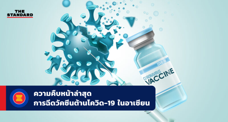 ความคืบหน้าล่าสุด การฉีดวัคซีนต้านโควิด-19 ในอาเซียน