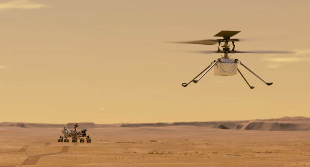 NASA ประสบความสำเร็จในการนำ ‘เฮลิคอปเตอร์ขนาดเล็ก’ ขึ้นบินบนดาวอังคาร