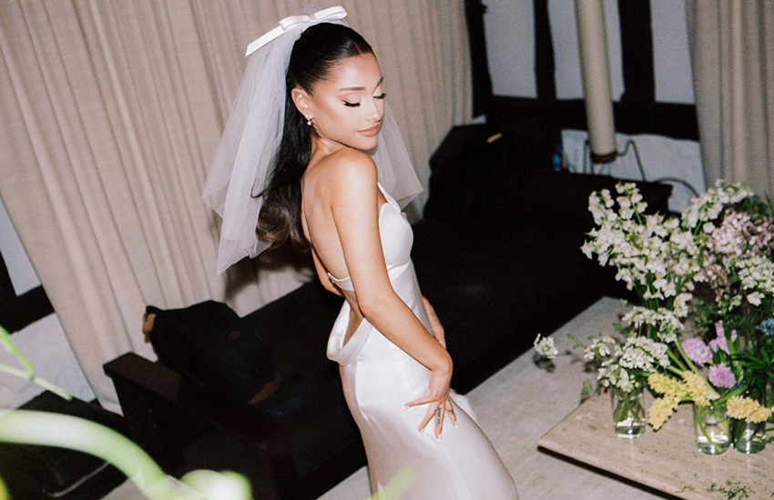 Ariana Grande ภาพงานแต่งงาน
