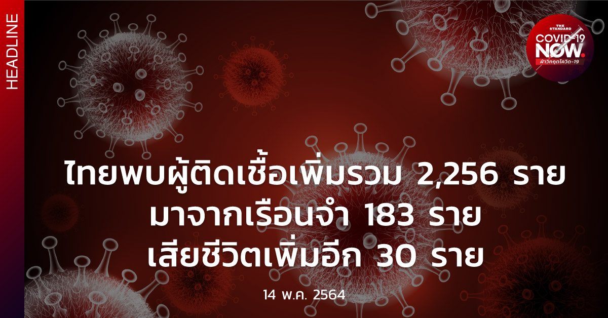 สถานการณ์โควิด-19 วันนี้ (14 พฤษภาคม 2564)