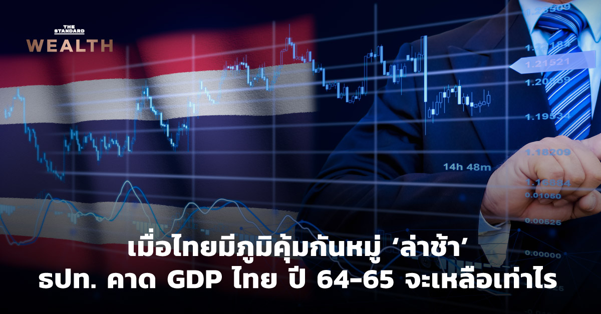 เมื่อไทยมีภูมิคุ้มกันหมู่ ‘ล่าช้า’ ธปท. คาด GDP ไทย ปี 64-65 จะเหลือเท่าไร