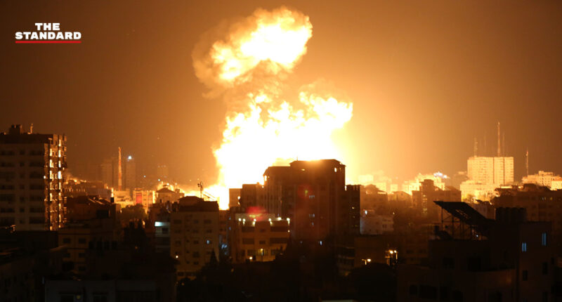 ฮามาสยิงจรวดตอบโต้ หลังอิสราเอลโจมตีทางอากาศถล่มกาซาจนทำให้ผู้บัญชาการกลุ่มติดอาวุธเสียชีวิตหลายคน