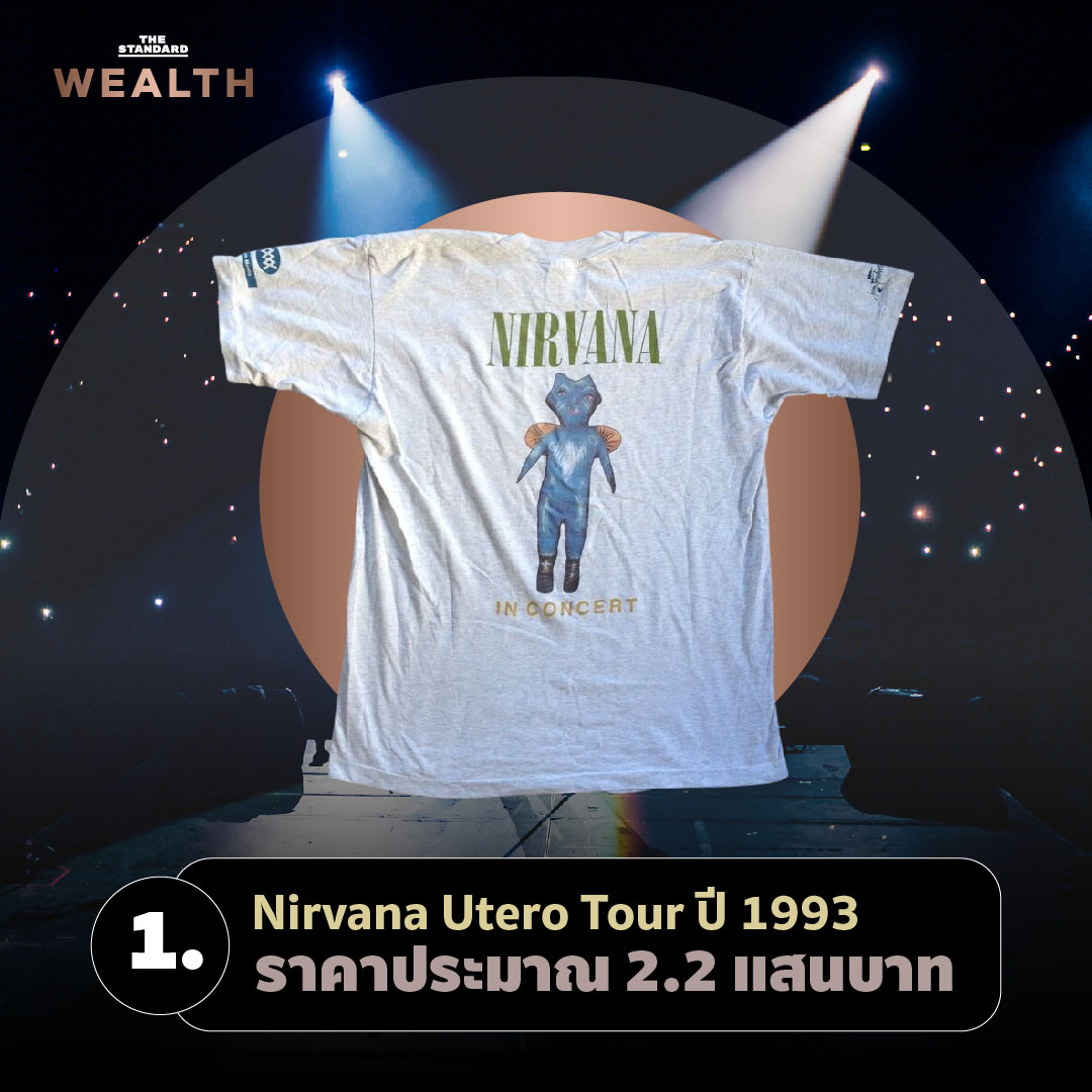 เสื้อ Nirvana Utero Tour ราคา