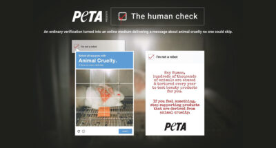 The Human Check CAPTCHA PETA
