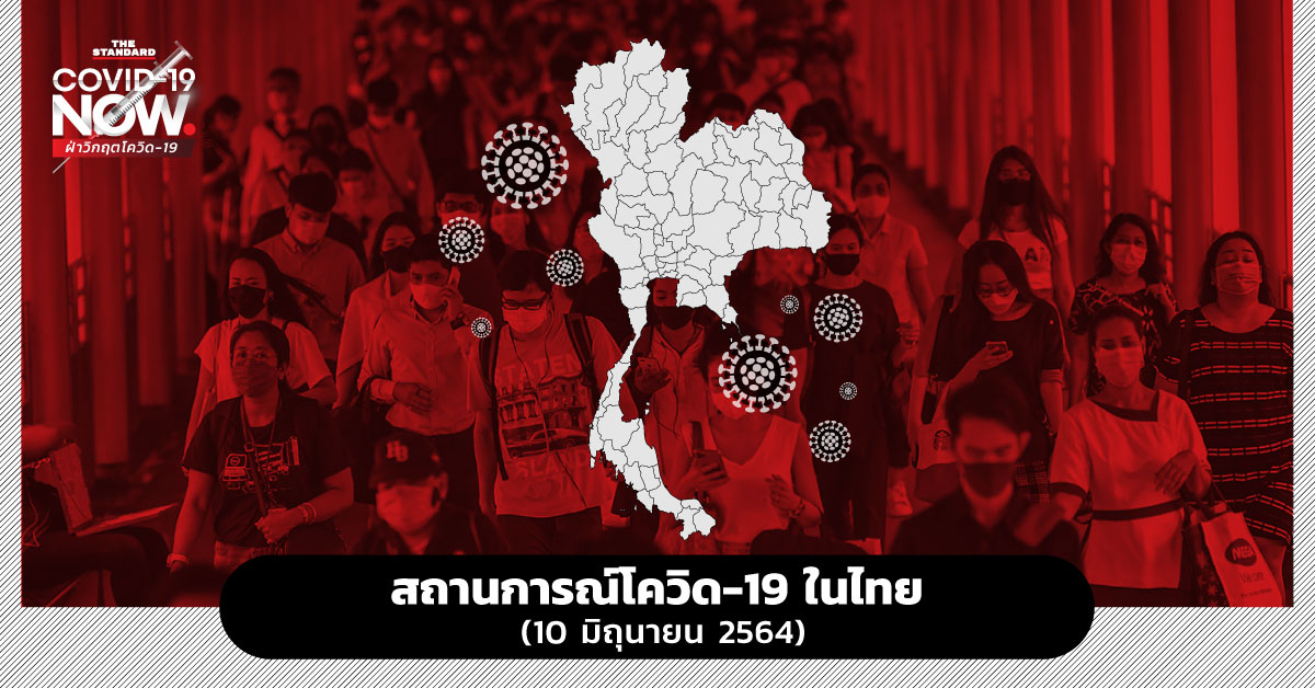 สถานการณ์โควิด-19 ในไทย (10 มิถุนายน 2564)