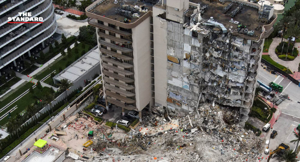 สหรัฐฯ ระงับค้นหาเหยื่ออาคารถล่มในฟลอริดา เตรียมทำลายทิ้งก่อนพายุเข้า