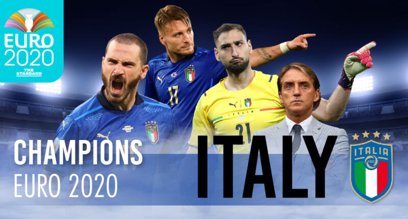 ขอแสดงความยินดีกับทีมชาติอิตาลี ที่คว้าแชมป์ฟุตบอลยูโร 2020
