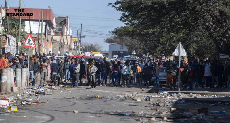South Africa riot