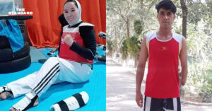 Afghan athlete