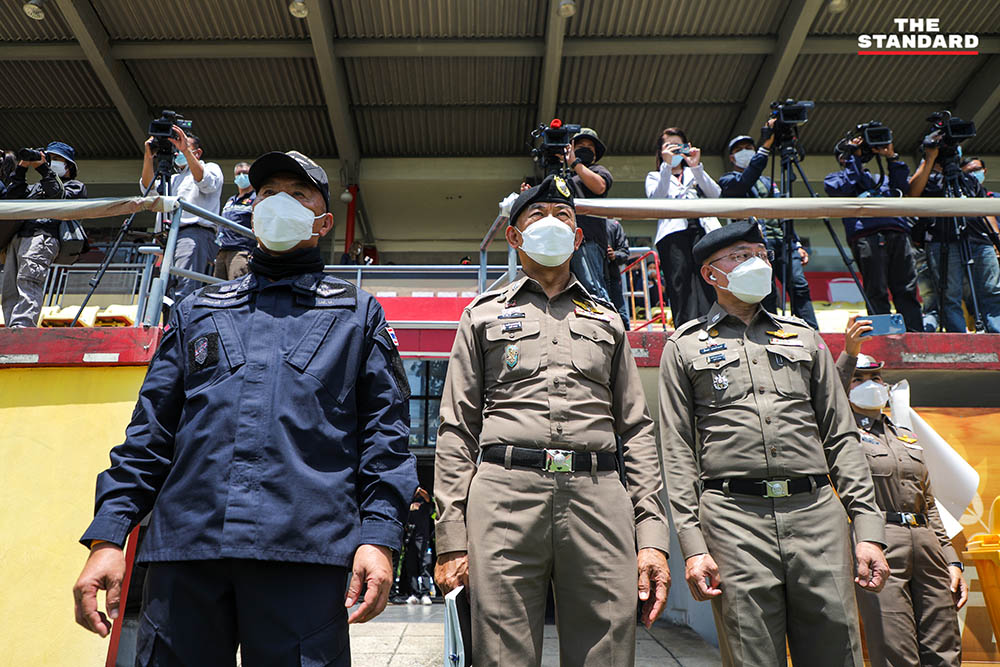 Tear gas demonstration