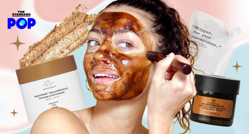 Coffee mask and scrub